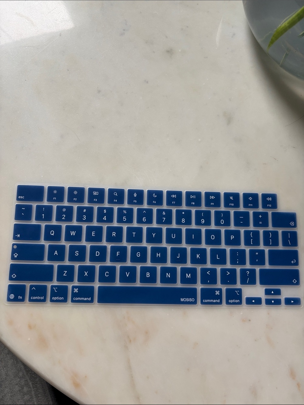 Blue Silicone Keyboard Cover - MOSISO